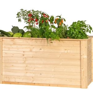 Verhoogde plantenbak Neckar, onbehandeld vuren B150 x D76 x H79 cm