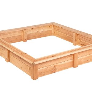Zandbak vierkant 150 x 150 cm, douglas