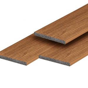 PuraShield composiet kantplank 1,2 x 15,0 x 300 cm, teak, fijne houtnerf