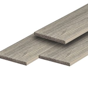 PuraShield composiet kantplank 1,2 x 15,0 x 300 cm, light grey, fijne houtnerf