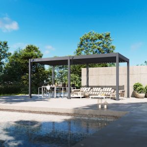 Tuindeco Advance line vrijstaande aluminium overkapping 300 x 600 x 255 cm antraciet