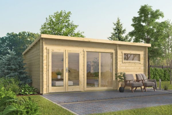 Blokhut - Tuinhuis Ronda | 40mm | vuren onbehandeld