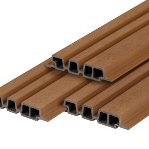 PuraTech 195 Composiet gevelbekleding 3,3 x 19,5 x 390 cm, teak, brandklasse E