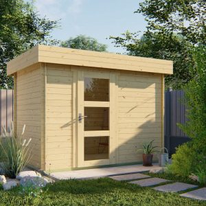 Blokhut - Tuinhuis Novalie 2.0 | 19 mm | vuren Red Class Wood geïmpregneerd