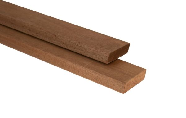 TimbraTech Advance amescla hardhout rhombus profiel 1,8 x 6,8 x 275 cm, thermisch gemodificeerd, geschaafd