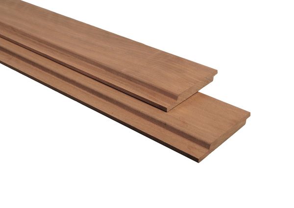 TimbraTech Advance amescla hardhout channelsiding 1,8 x 14,4 x 215 cm, thermisch gemodificeerd, geschaafd