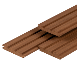 Ayous hardhout triple profiel 2,1 x 14,5 x 215 cm, thermisch gemodificeerd, geschaafd