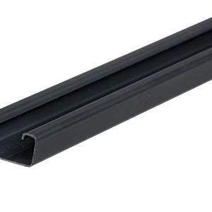 Klemprofiel PVC antraciet 1800mm t.b.v. beton sleufpaal