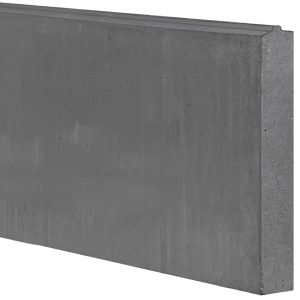Berton©-onderplaat antraciet H20,0 x D3,5 x L182,5 cm