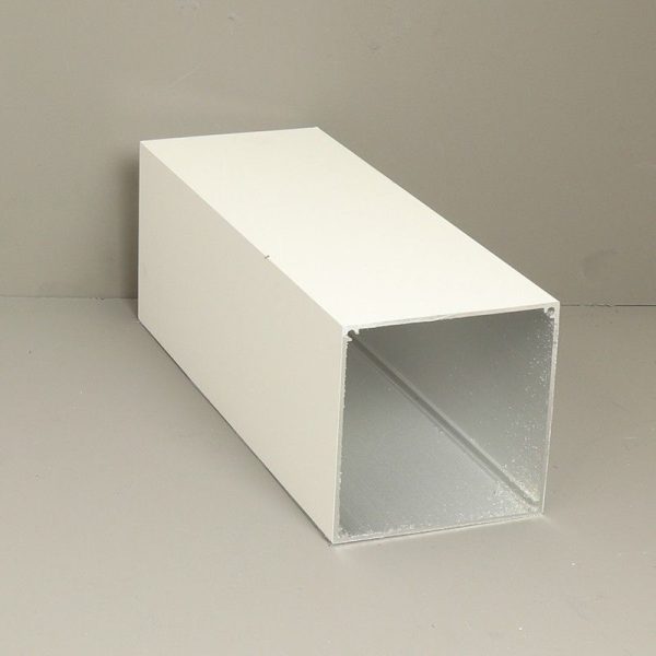 Alu.fundatiekoker 11.0x11.0x600cm wit
