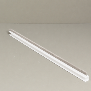 Tochtborstel enkel L=265 cm wit