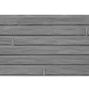 Berton©-motiefplaat smal antraciet H26 x D3,5 x L184 cm Lungo