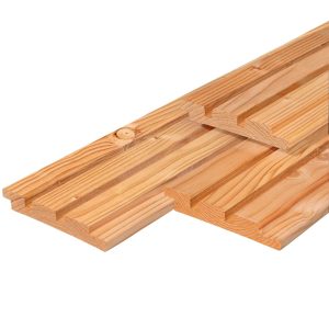 Douglas triple profiel 1,9 x 13,0 x 300 cm, gedroogd, geschaafd