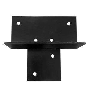 Pergola Verlenging Zwart Gecoat voor 9 x 9 cm palen - Per Stuk