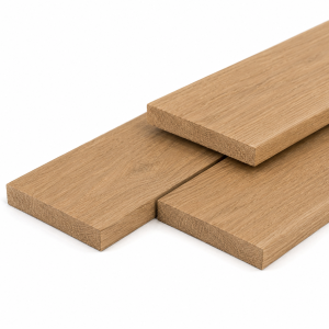 Eiken plank 2,8 x 18,0 x 350 cm, gedroogd, geschaafd