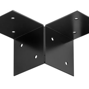 Pergola Vloerelement Zwart voor 12 x 12 cm palen - Per stuk